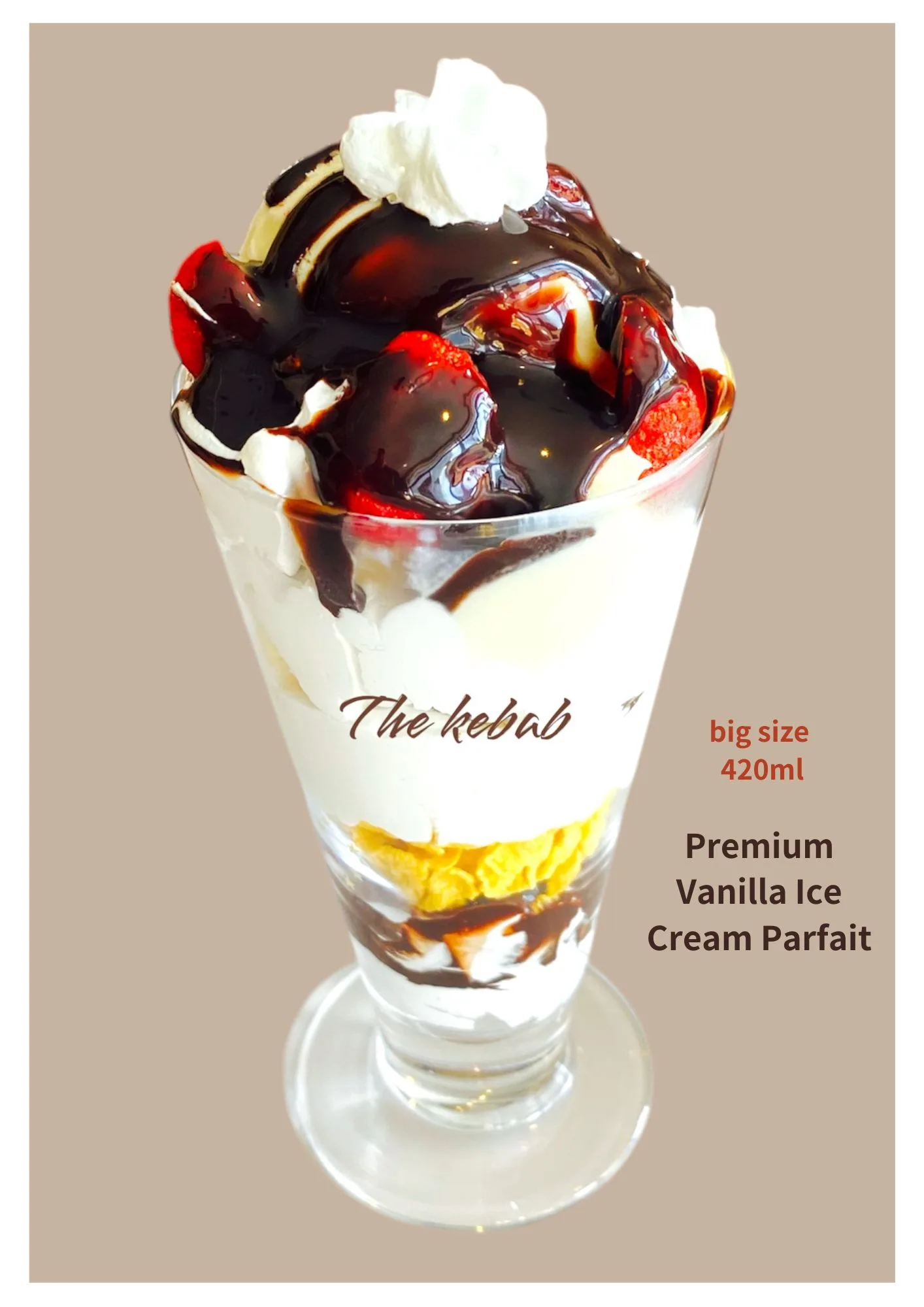 premiumバニラアイスパフェ（チョコレート）420ml